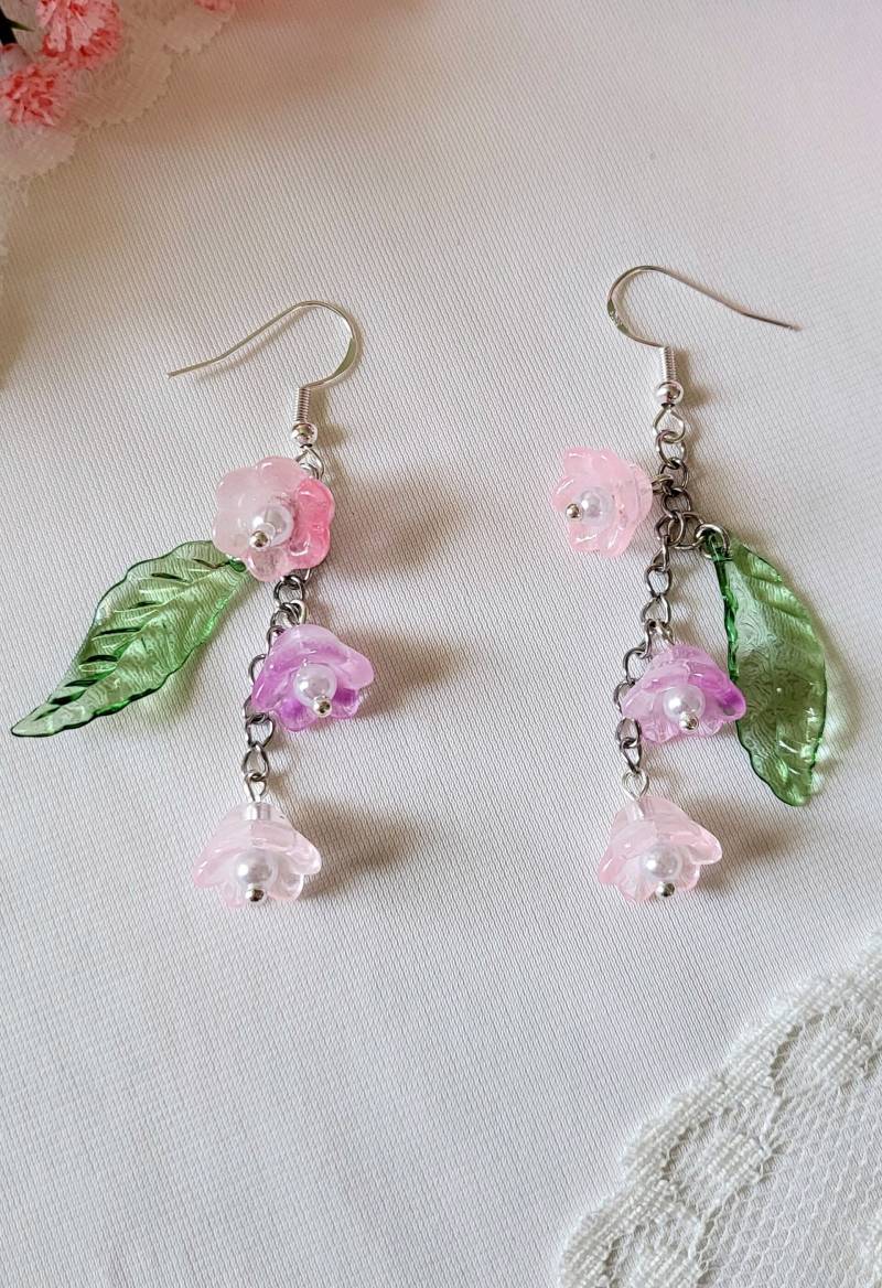 Gelee-Blumen-Ohrringe Gelee-Blumen-Ohrringe von kurocutie