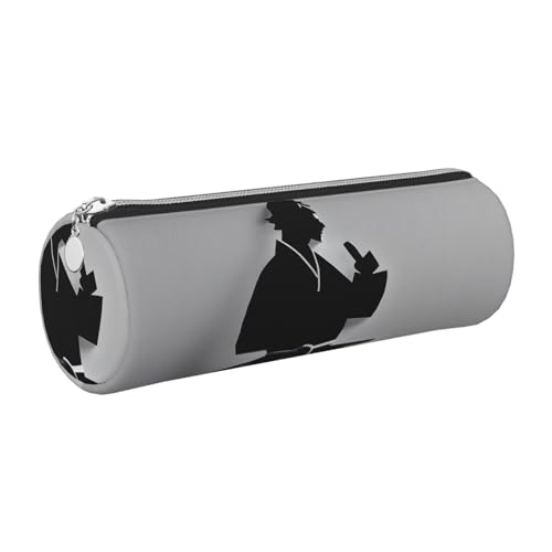 Beeindruckendes Karate-Herrenetui aus Leder, schlankes Federmäppchen, schöne Schreibwaren-Tasche, tragbare Kosmetiktasche, Reißverschluss-Organizer-Tasche von kurue