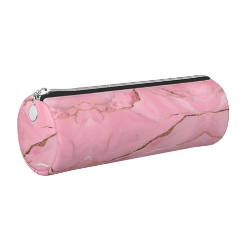 kurue Federmäppchen aus Leder, mit Marmorstruktur, schlankes Federmäppchen, schöne Schreibwaren-Tasche, tragbare Kosmetiktasche, Reißverschluss, Organizer-Tasche von kurue