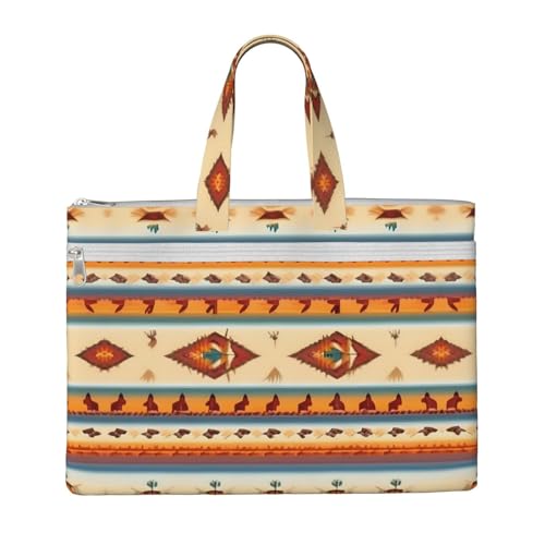 kurue Indianerhandtasche, 26,7 x 38,1 cm, 2 Reißverschlusstaschen, großzügige Kapazität für Akten – ideal für die Arbeit und auf Reisen kurue Indianerhandtasche, 26,7 x 38,1 cm, 2 Reißverschlusstaschen, großzügige Kapazität für Akten – ideal für die Arbeit und auf Reisen von kurue