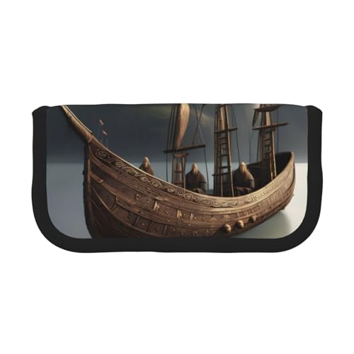 kurue Niedliches Federmäppchen mit 3 Fächern, multifunktionales Federmäppchen mit Reißverschluss, Organizer für Stifte und Schreibwaren von kurue