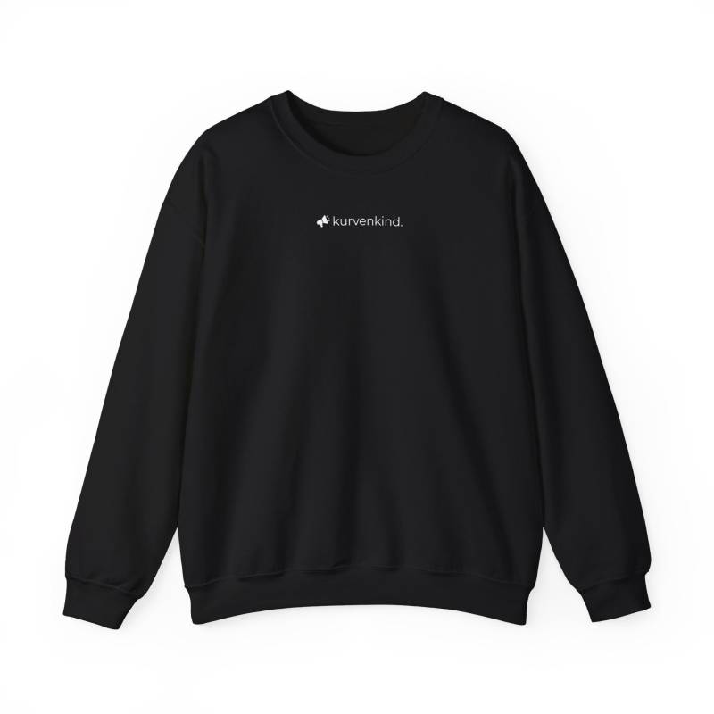Kurvenkind Dezent Weiß Sweatshirt Unisex von kurvenkind