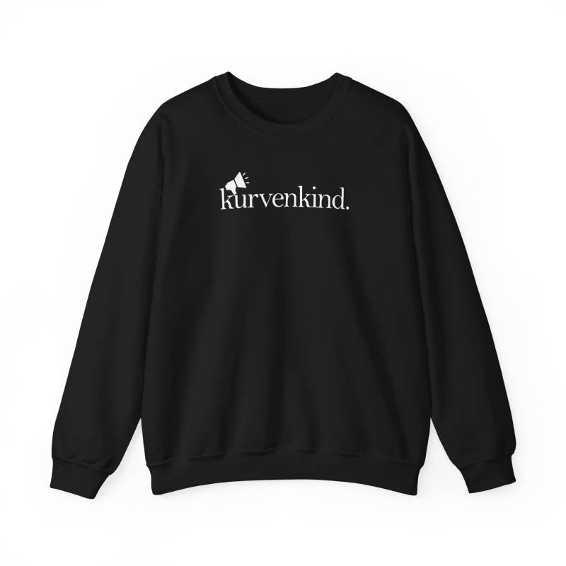 Kurvenkind Weiß Sweatshirt Unisex von kurvenkind