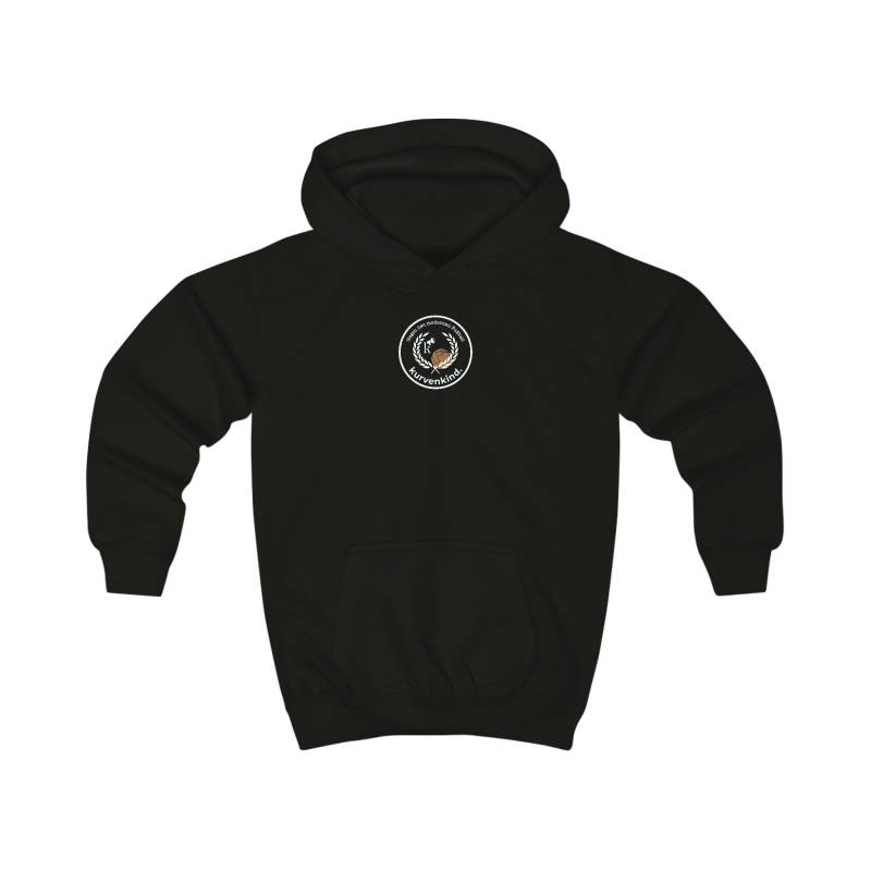 Moderner Fußball Dunkel | Kurvenkind Hoodie Kinder von kurvenkind