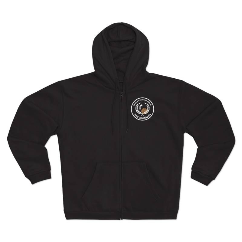 Moderner Fußball Dunkel | Kurvenkind Zipper Unisex von kurvenkind