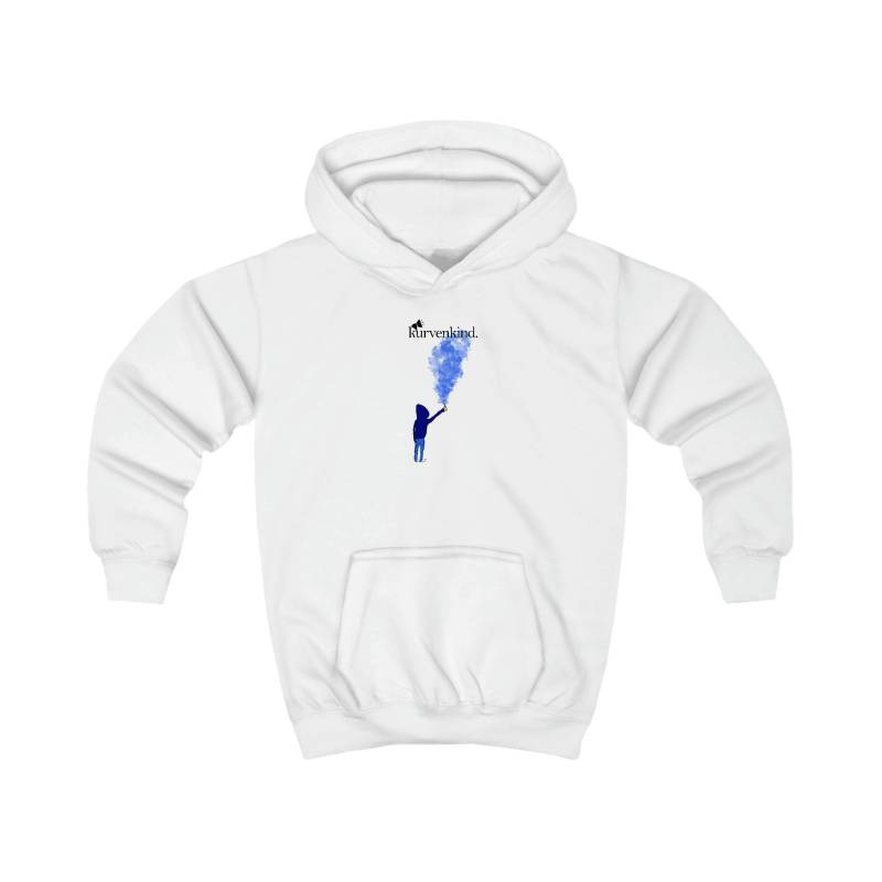 Pyro Blau | Kurvenkind Kinder Hoodie von kurvenkind
