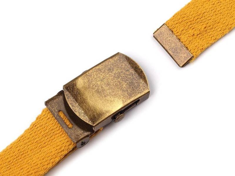 1 Gürtelschnalle 30mm Inkl. Endstück Gürtelverschluss von kurzwarenbude