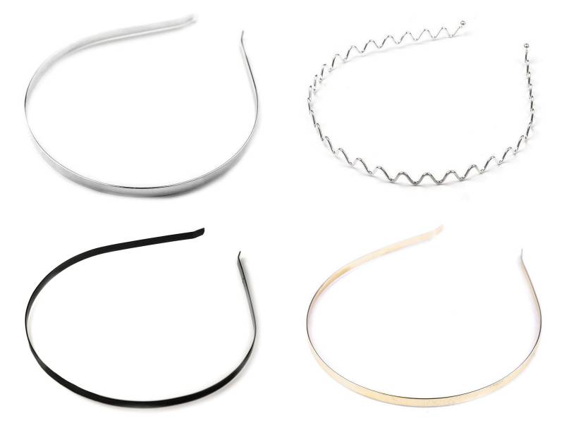 Haarreifen Rohling Metall 5 Mm von kurzwarenbude