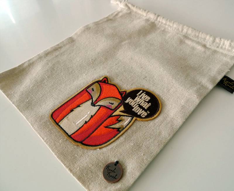 Mr Fox Drawstring Beutel von kushkush