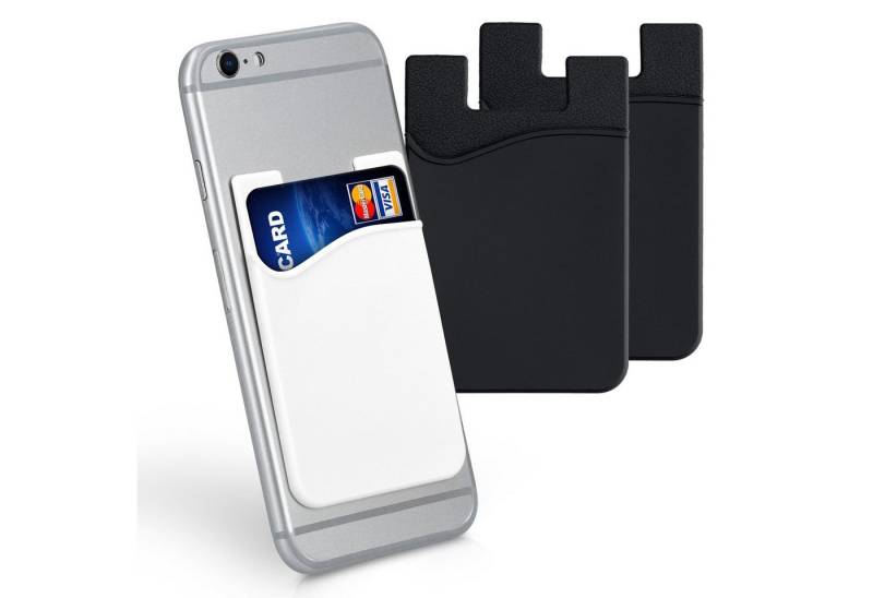kwmobile Etui 3x Kartenhalter Hülle für Smartphone, selbstklebend - Aufklebbare Silikon Kreditkarten Tasche - 8,5x5,5cm kwmobile Etui 3x Kartenhalter Hülle für Smartphone, selbstklebend - Aufklebbare Silikon Kreditkarten Tasche - 8,5x5,5cm von kwmobile