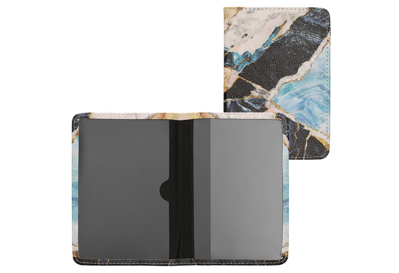 kwmobile Etui Fahrzeugschein Hülle mit Kartenfächern, Kunstleder Etui Tasche Zulassungsbescheinigung kwmobile Etui Fahrzeugschein Hülle mit Kartenfächern, Kunstleder Etui Tasche Zulassungsbescheinigung von kwmobile