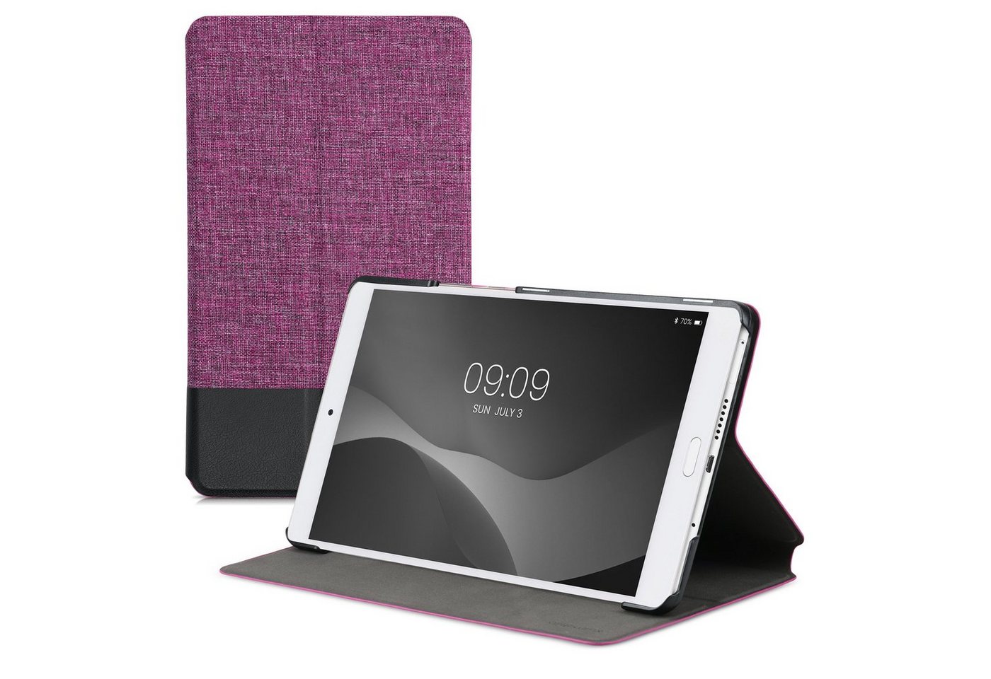 kwmobile Etui Hülle für Huawei MediaPad M3 8.4, Slim Tablet Cover Case Schutzhülle mit Ständer von kwmobile