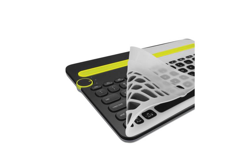 kwmobile Etui Silikon Tastaturschutz für Logitech K480, QWERTY US Keyboard Cover Abdeckung - Schwarz von kwmobile