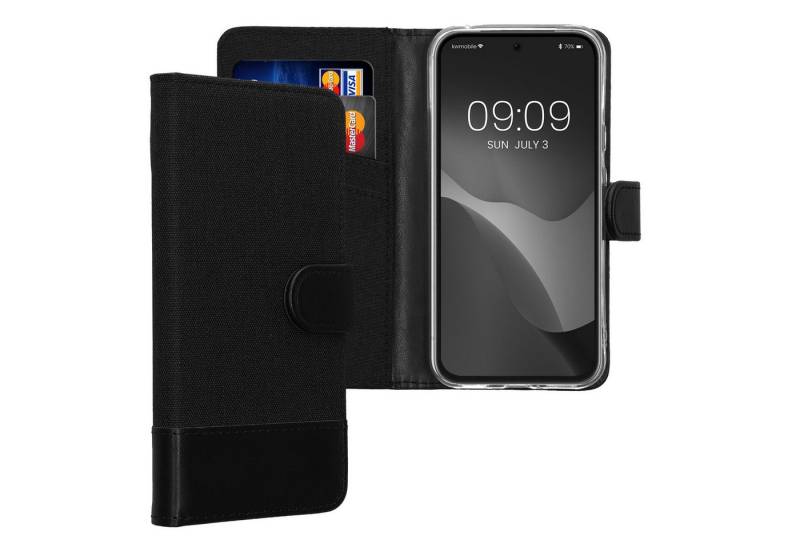 kwmobile Etui Wallet Case für Google Pixel 8a, Hülle mit Ständer - Handyhülle Kartenfächer von kwmobile