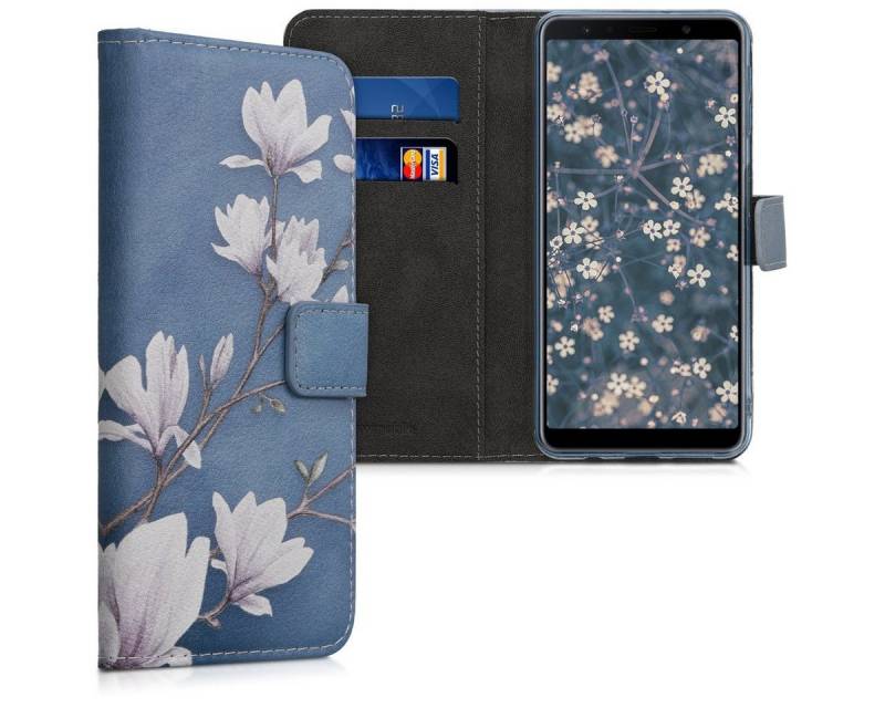 kwmobile Etui Wallet Case für Samsung Galaxy A7 (2018), Hülle mit Ständer Kartenfächer - Handyhülle von kwmobile