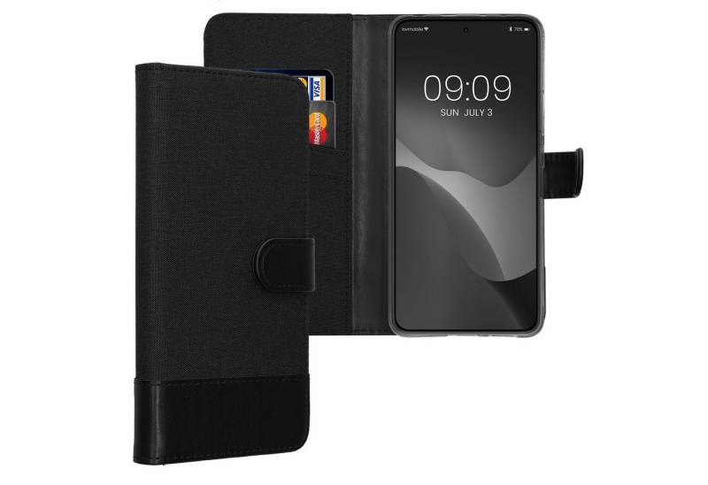 kwmobile Etui Wallet Case für Xiaomi Redmi Note 14 4G (Nicht für 5G), Hülle mit Ständer - Handyhülle Kartenfächer von kwmobile