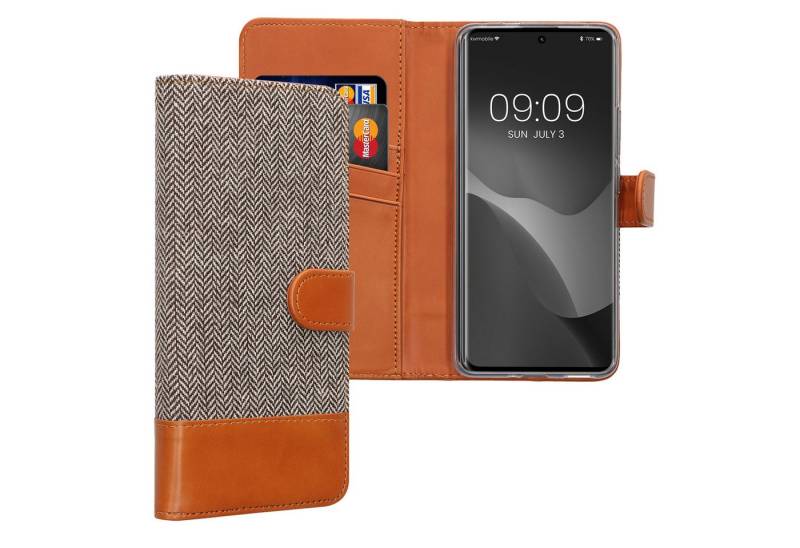 kwmobile Etui Wallet Case für Xiaomi Redmi Note 14 Pro+ 5G / Redmi Note 14 Pro Plus, Hülle mit Ständer - Handyhülle Kartenfächer von kwmobile