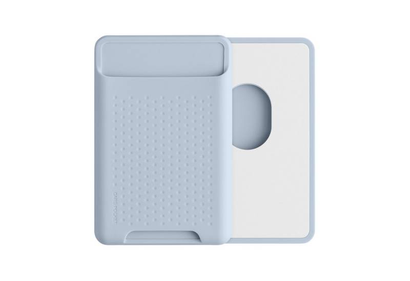 kwmobile Etui kwmobile Kartenhalter kompatibel mit Apple iPhone 16 / 15 / 14 / 13, Kartenfach Halter magnetisch - Handy Kartenetui aus Silikon in von kwmobile