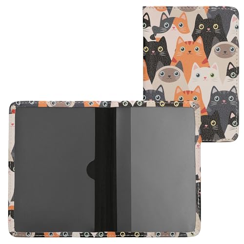 kwmobile Fahrzeugschein Hülle mit Kartenfächern - Kunstleder Etui Tasche Zulassungsbescheinigung von kwmobile