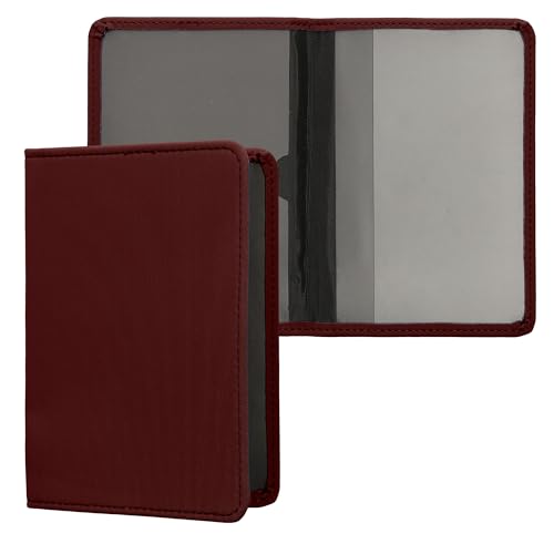 kwmobile Fahrzeugschein Hülle mit Kartenfächern - Neopren Etui Tasche für Auto Zulassungsbescheinigung Führerschein Brombeere von kwmobile