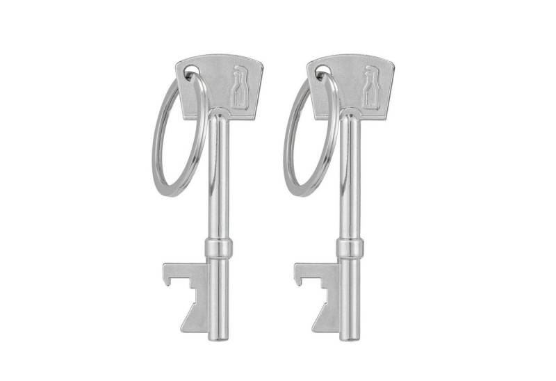 kwmobile Schlüsselanhänger kwmobile 2x Flaschenöffner in Schlüsselform - Bottle Opener Set -, 2x Flaschenöffner in Schlüsselform Schlüsselanhänger Öffner von kwmobile