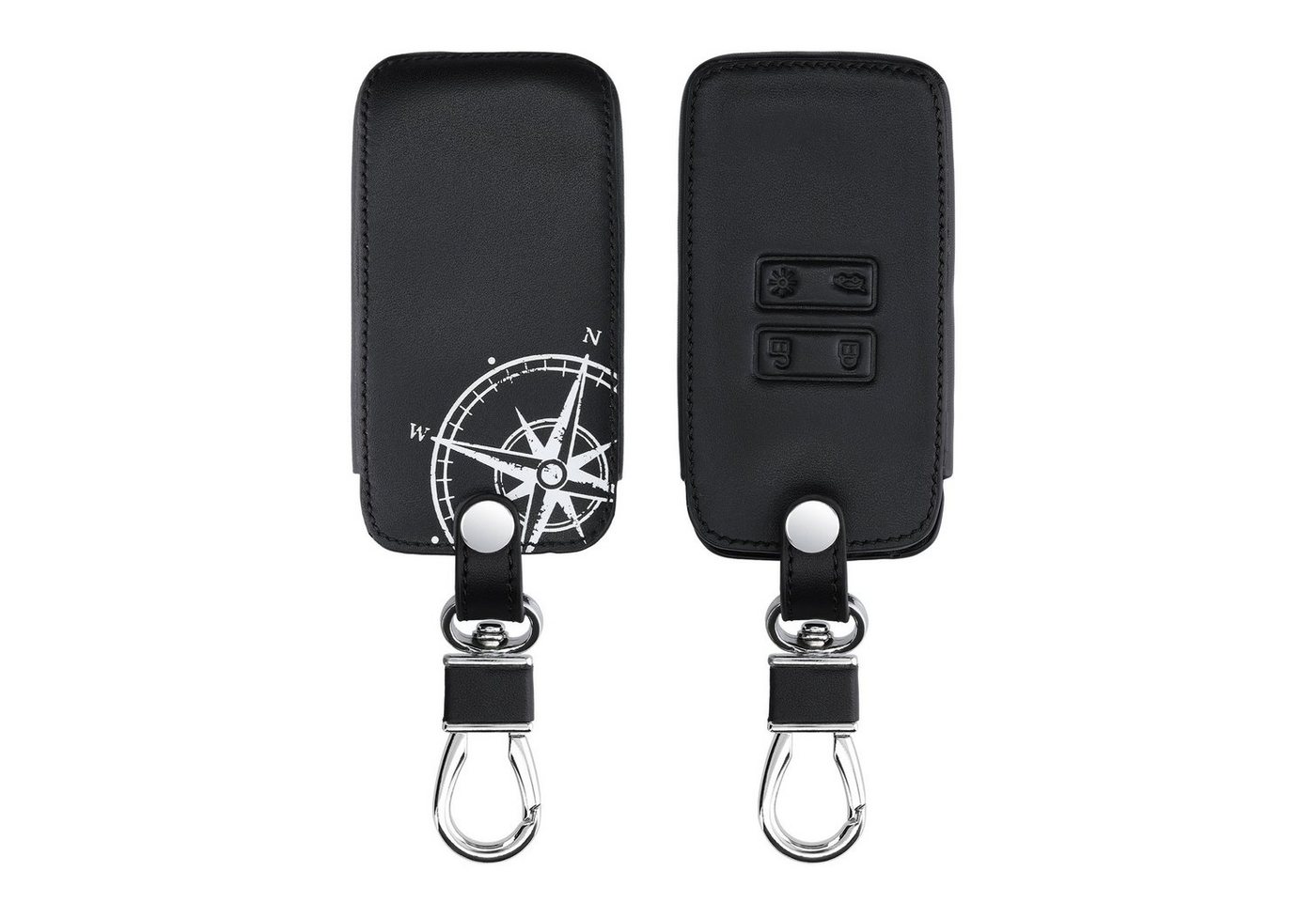 kwmobile Schlüsseltasche Autoschlüssel Hülle für Renault (1-tlg), Kunstleder Schutzhülle Schlüsselhülle Cover von kwmobile