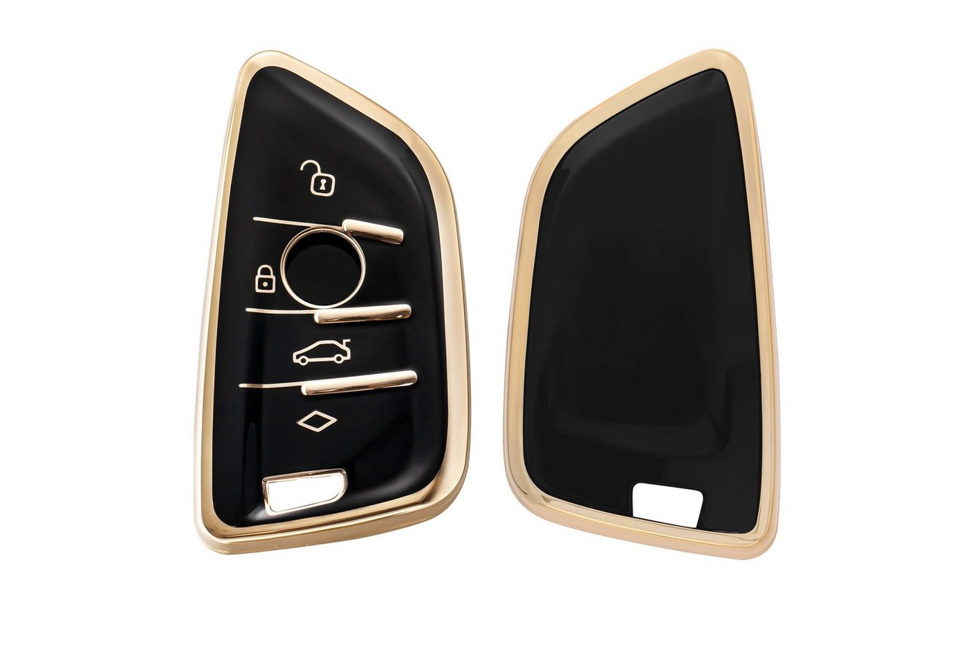 kwmobile Schlüsseltasche Autoschlüssel Hülle für BMW (1-tlg), Schlüsselhülle Silikon Cover von kwmobile
