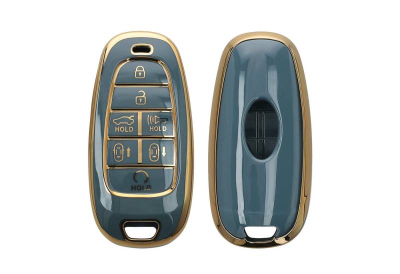 kwmobile Schlüsseltasche Autoschlüssel Hülle für Hyundai (1-tlg), Schlüsselhülle Silikon Cover von kwmobile