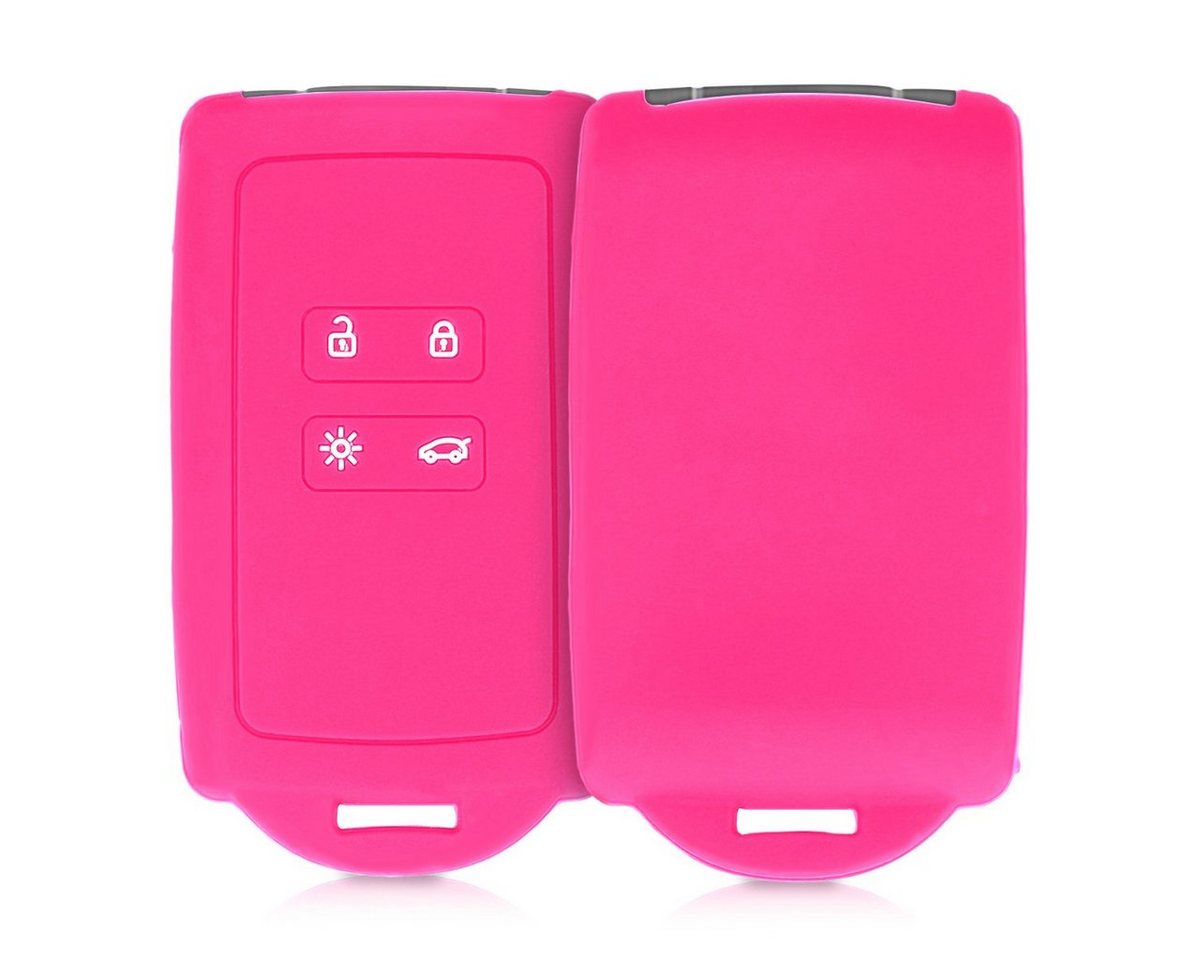 kwmobile Schlüsseltasche Autoschlüssel Hülle für Renault (1-tlg), Silikon Schutzhülle Schlüsselhülle von kwmobile