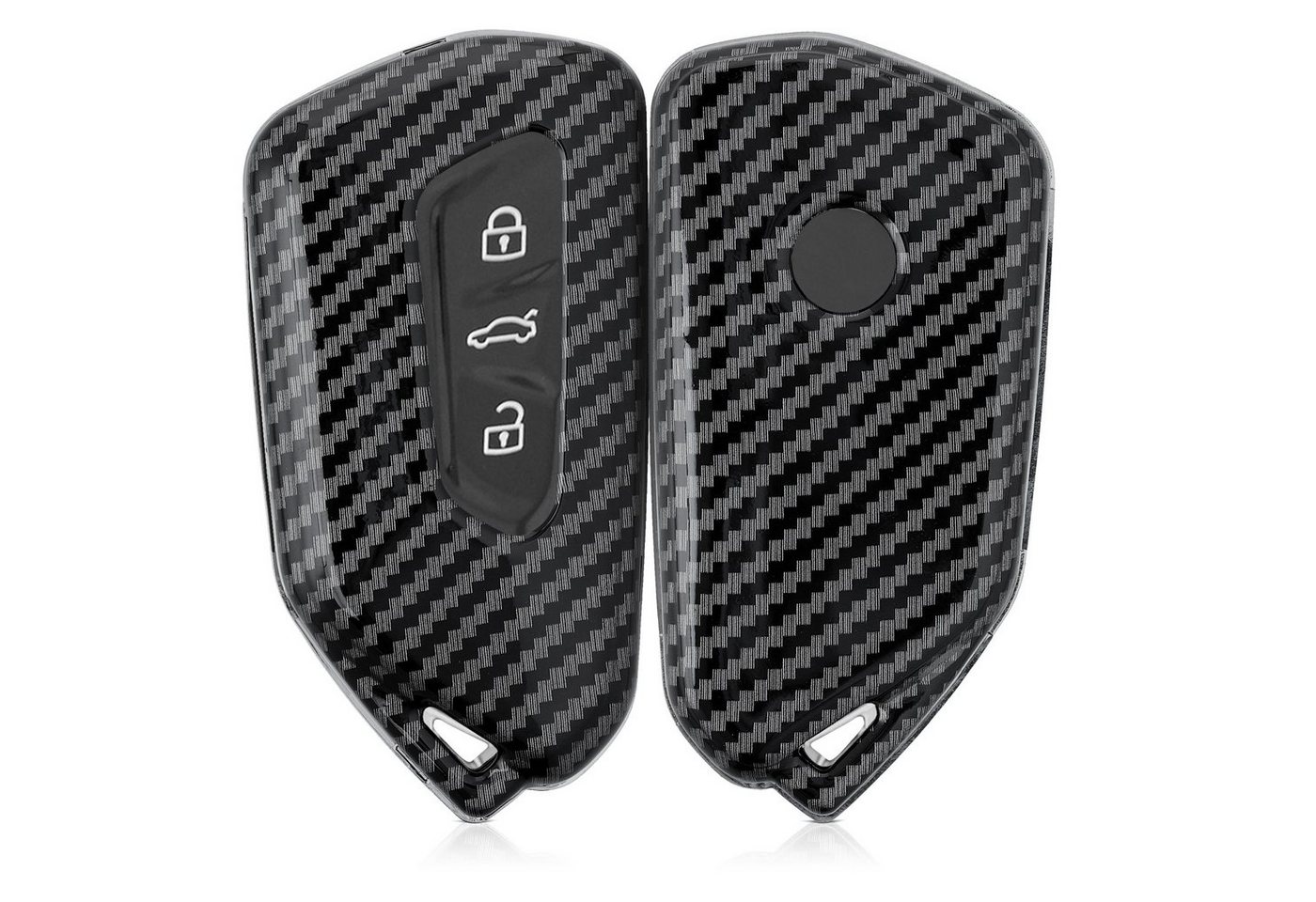 kwmobile Schlüsseltasche Autoschlüssel Hülle für VW Golf 8 (1-tlg), Hardcover Schutzhülle Schlüsselhülle von kwmobile