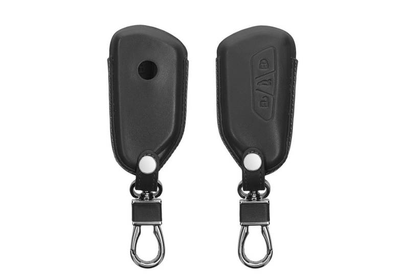 kwmobile Schlüsseltasche Autoschlüssel Hülle für VW Golf 8 (1-tlg), Leder Schutzhülle Schlüsselhülle Cover - Schlüssel Case von kwmobile