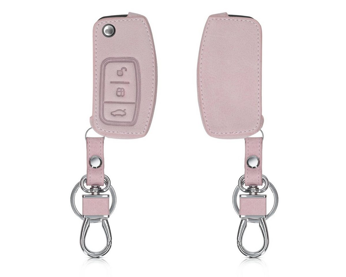 kwmobile Schlüsseltasche Autoschlüssel Kunstleder Hülle für Ford (1-tlg), Schlüsselhülle Schlüssel Case Cover von kwmobile