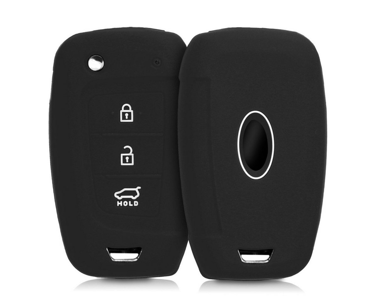 kwmobile Schlüsseltasche Autoschlüssel Silikon Hülle für Hyundai (1-tlg), Schlüsselhülle Schlüssel Case Cover von kwmobile