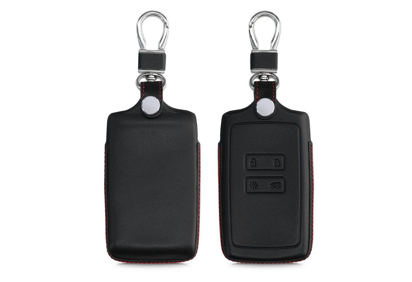 kwmobile Schlüsseltasche Autoschlüssel Hülle für Renault (1-tlg), Leder Schutzhülle Schlüsselhülle Cover - Schlüssel Case von kwmobile