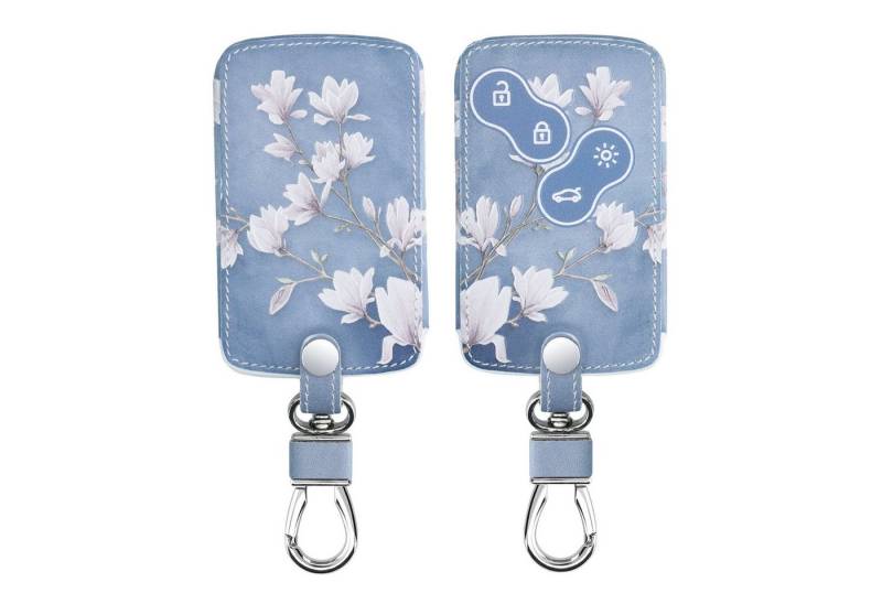 kwmobile Schlüsseltasche Renault Autoschlüssel Hülle (1-tlg), Kunstleder Schutzhülle Schlüsselhülle Cover von kwmobile