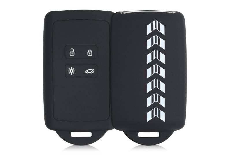kwmobile Schlüsseltasche Autoschlüssel Hülle für Renault, Silikon Schutzhülle Schlüsselhülle von kwmobile