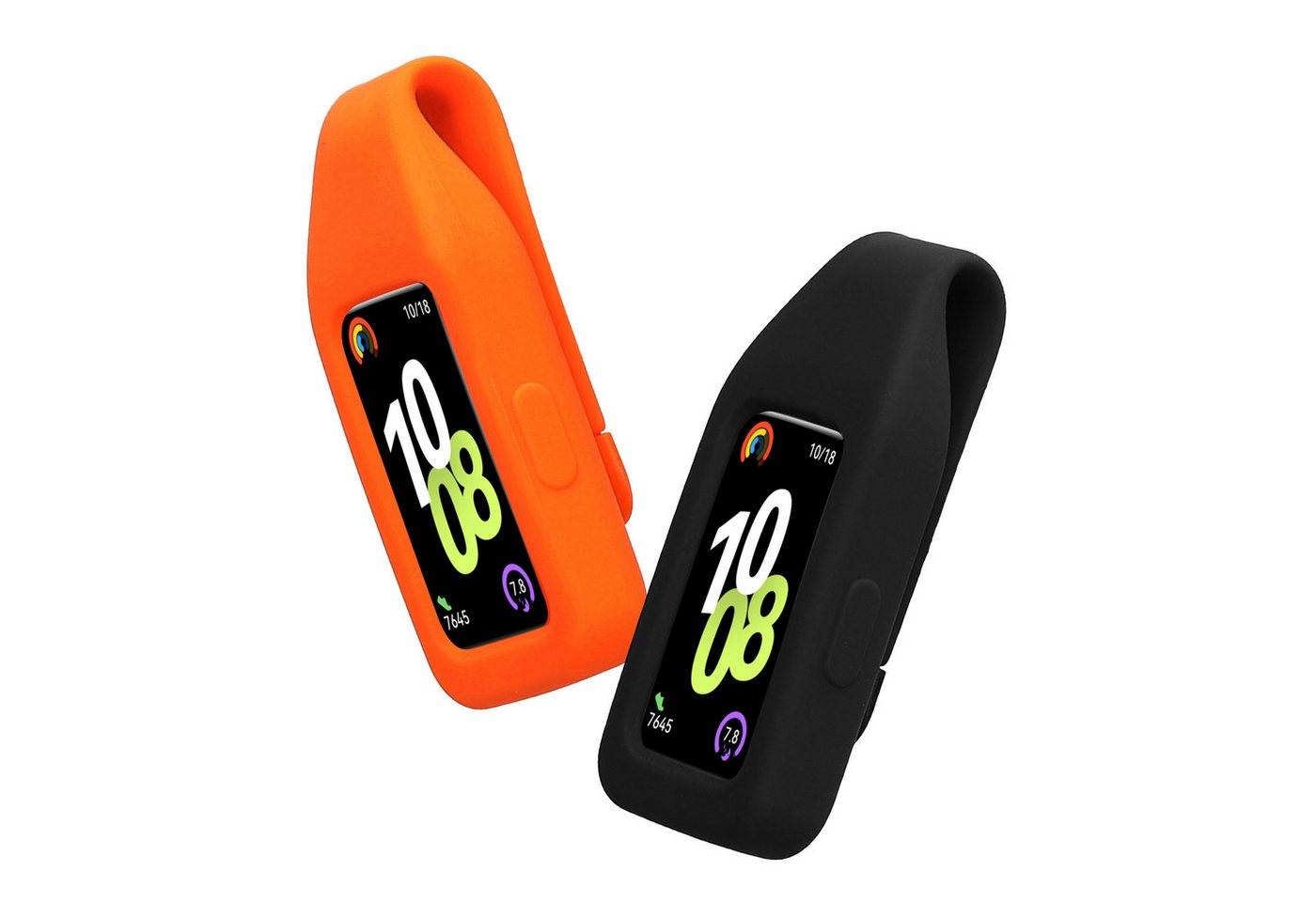 kwmobile Smartwatch-Armband 2x Clip Halter für Huawei Band 10 / 9 / 8, Silikon Fitnesstracker Holder kwmobile Smartwatch-Armband 2x Clip Halter für Huawei Band 10 / 9 / 8, Silikon Fitnesstracker Holder von kwmobile