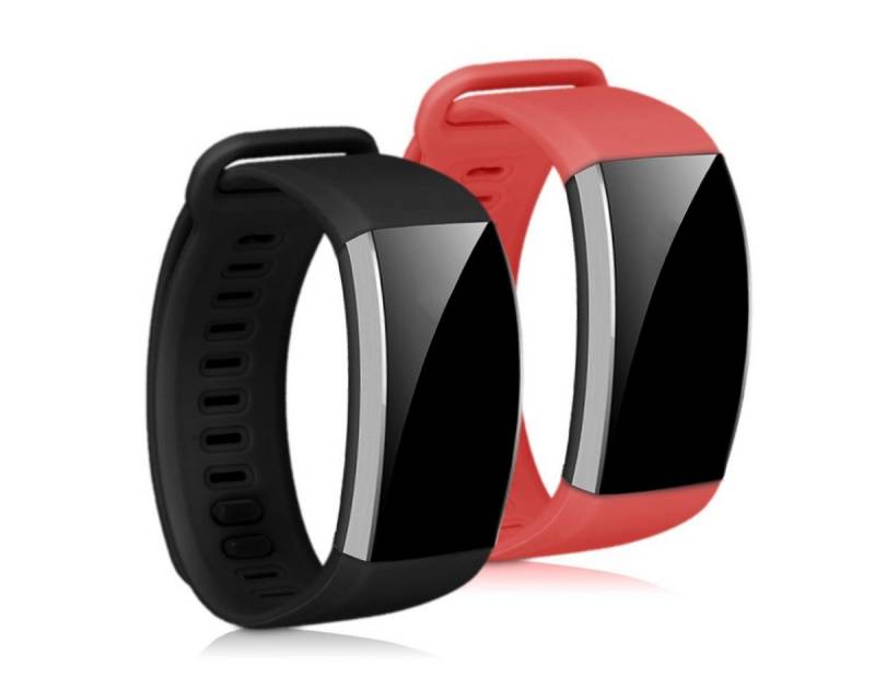 kwmobile Smartwatch-Armband 2x Sportarmband für Huawei Band 2 / Band 2 Pro, Armband TPU Silikon Set Fitnesstracker von kwmobile