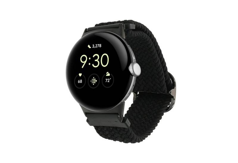 kwmobile Uhrenarmband Armband für Google Pixel Watch, Nylon Fitnesstracker Sportarmband Band - Innenmaße von 14 - 22 cm von kwmobile