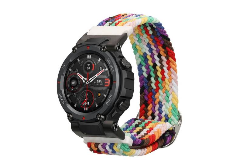 kwmobile Uhrenarmband Armband für Huami Amazfit T-Rex / T-Rex Pro, Nylon Fitnesstracker Sportarmband Band - Innenmaße von 14 - 22 cm von kwmobile