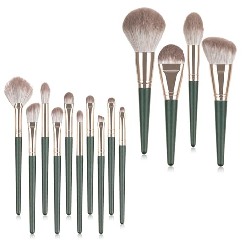 10/14-teiliges Kosmetikpinsel-Set, Make-up-Pinsel-Set, Lidschatten-Pinsel, Vollgesichts-Make-up-Pinsel-Set, Concealer-Pinsel für Frauen 10/14-teiliges Kosmetikpinsel-Set, Make-up-Pinsel-Set, Lidschatten-Pinsel, Vollgesichts-Make-up-Pinsel-Set, Concealer-Pinsel für Frauen von kwoifioy