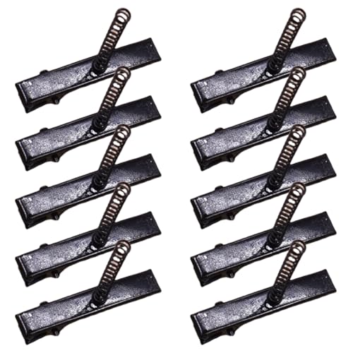 10 Stück einfarbige Haarspangen, Braut-Rohlinge, Kopfschmuck mit Feder-Foto-Requisiten, schwarz, einfarbige Haarspange, Rohlinge 10 Stück einfarbige Haarspangen, Braut-Rohlinge, Kopfschmuck mit Feder-Foto-Requisiten, schwarz, einfarbige Haarspange, Rohlinge von kwoifioy