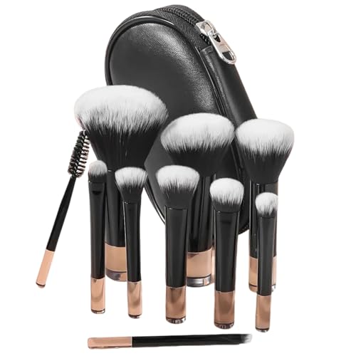 10-teiliges Reise Make Up Pinsel Set Mit Aufbewahrungskoffer Tragbare Kosmetikpinsel Puderquaste Für Gesicht Lidschatten 10-teiliges Reise Make Up Pinsel Set Mit Aufbewahrungskoffer Tragbare Kosmetikpinsel Puderquaste Für Gesicht Lidschatten von kwoifioy