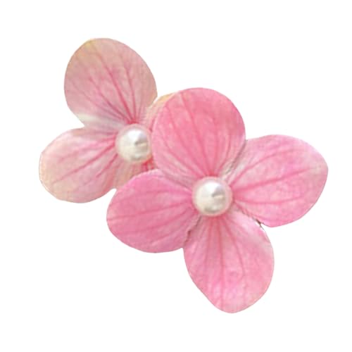 1pc Elegante Doppelblumenperlen Haarclip Mit Stoff Blumenhaarnadel Für Frauen Täglicher Kleidung Hochzeitsfeierzubehör von kwoifioy