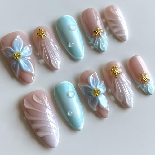 24pcs Mandelpresse Auf Nägeln Französische Falsche Nägel Acryl Falsche Nägel Künstliche Klebstoffe Für Frauen Acrylkleser Nagel Für Frauen Klar von kwoifioy