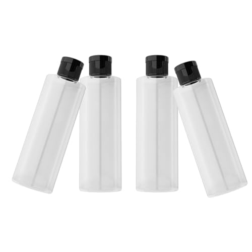 4pcs Tragbare 250 Nachfüllbare Plastikflaschen Kosmetische Behälter Für Shampoo Conditioner Make Up Remover Auslauf von kwoifioy