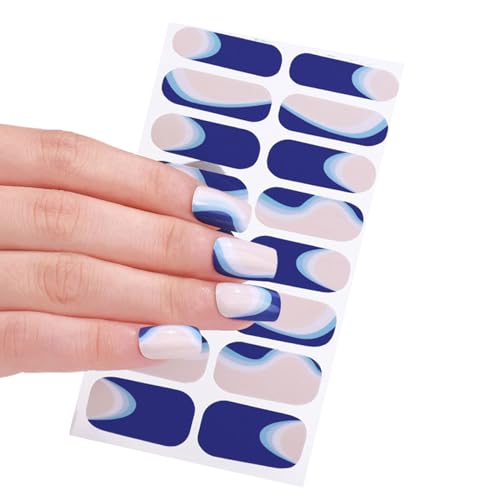 Bronzing Nagellackstreifen Nagelkunstaufkleber Wasserfester Nagellackaufkleber Vollständiger Wraps Aufkleber Feile von kwoifioy