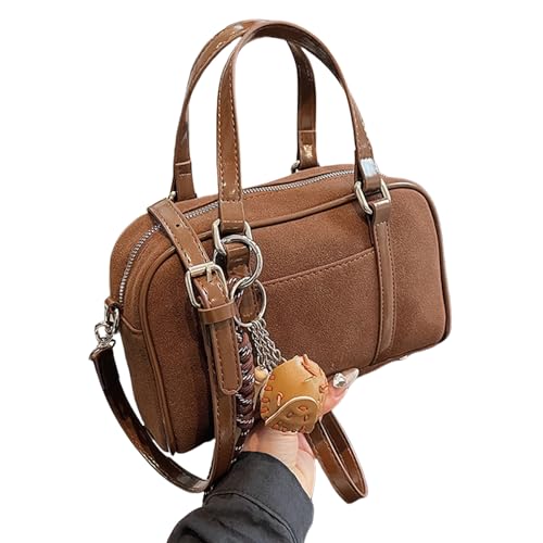 Damen Handtasche Aus Wildlederimitat Vintage Stil Mit Großem Stauraum Verstellbarem Riemen Umhängetasche Für Den Täglichen Gebrauch von kwoifioy