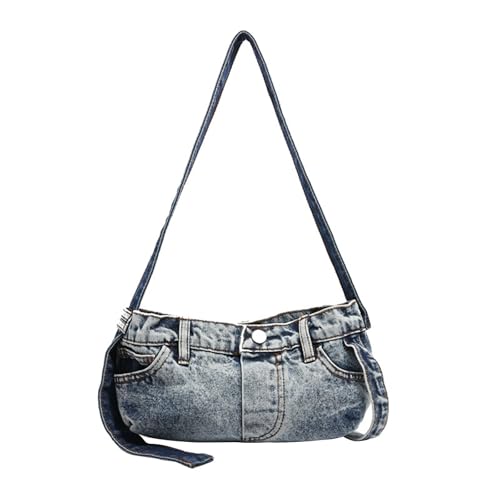 Mehrzweck Jeans Umhängetasche Lässige Handtasche Großes Fassungsvermögen Unterarm Geldbörse Für Bequemen Zugriff Auf Ihre Sachen von kwoifioy