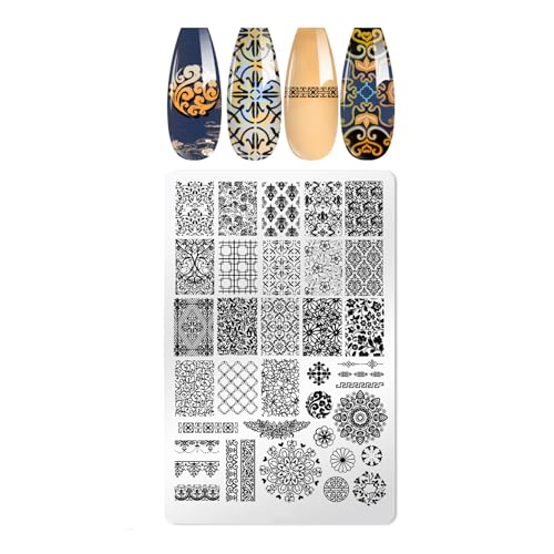 Nägel Kunstbilder Stempel Vorlage Blumenspitzen Designs Nägel Polnische Briefmarken Maniküren Schablonen Für DIYS Home Salons Verwenden Maniküren Vorlage Verwenden Nägel Kunstbilder Stempel Vorlage Blumenspitzen Designs Nägel Polnische Briefmarken Maniküren Schablonen Für DIYS Home Salons Verwenden Maniküren Vorlage Verwenden von kwoifioy